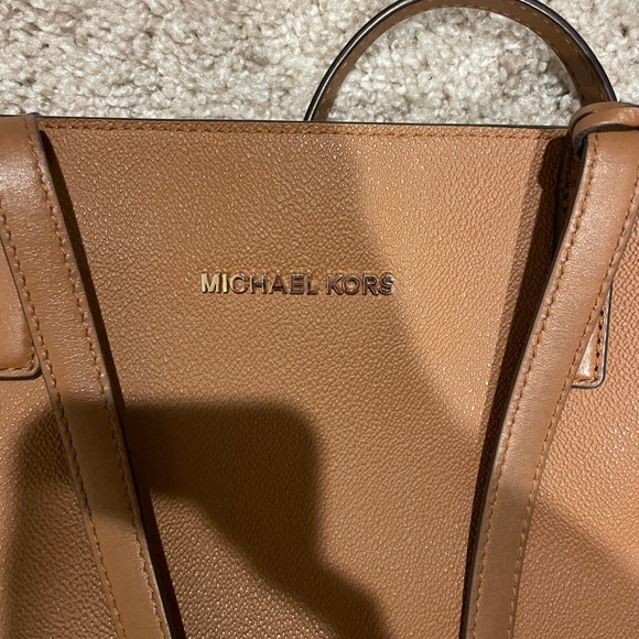 Michael Kors Tan Leather Tote - Picture 2 of 6